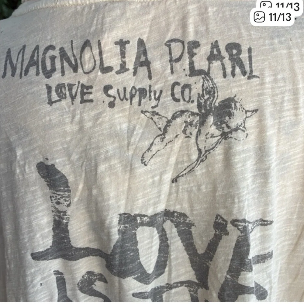 NWT🦌🦋🦜Magnolia Pearl 💯 Cotton
Frolic Tee in One Size Fits Most - Picture 11 of 13